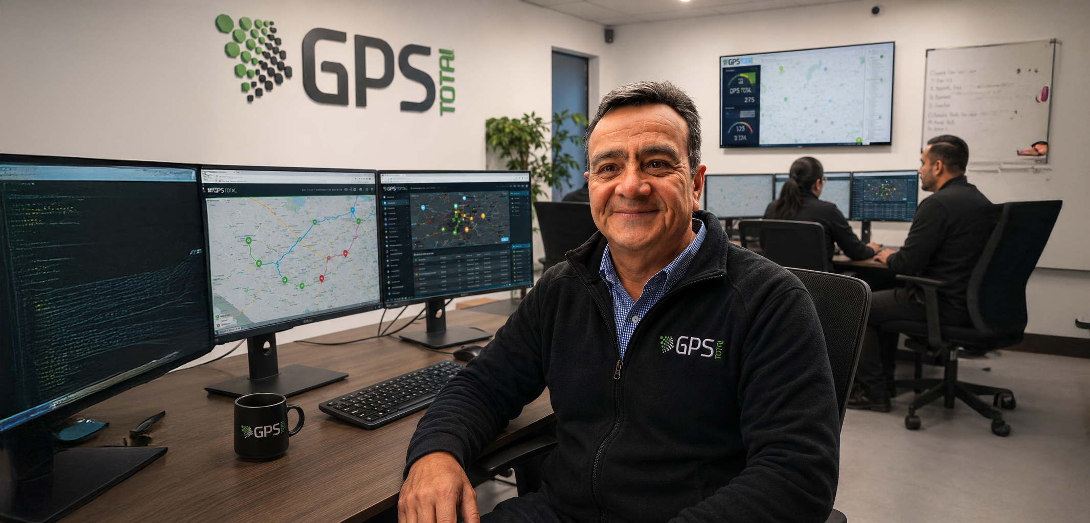 Equipo GPS Total — ambiente profesional
